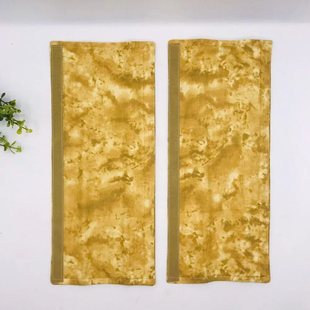 Set of 2 Refrigerator Handle Covers, Reversible, Neutral Tan 14x5
